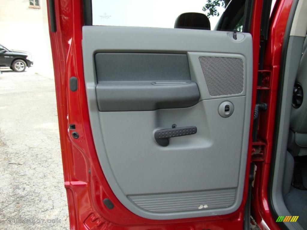 2008 Ram 1500 Big Horn Edition Quad Cab 4x4 - Inferno Red Crystal Pearl / Medium Slate Gray photo #21