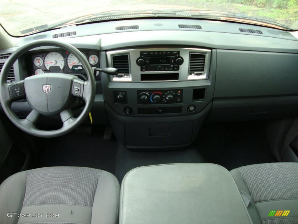 2008 Ram 1500 Big Horn Edition Quad Cab 4x4 - Inferno Red Crystal Pearl / Medium Slate Gray photo #24