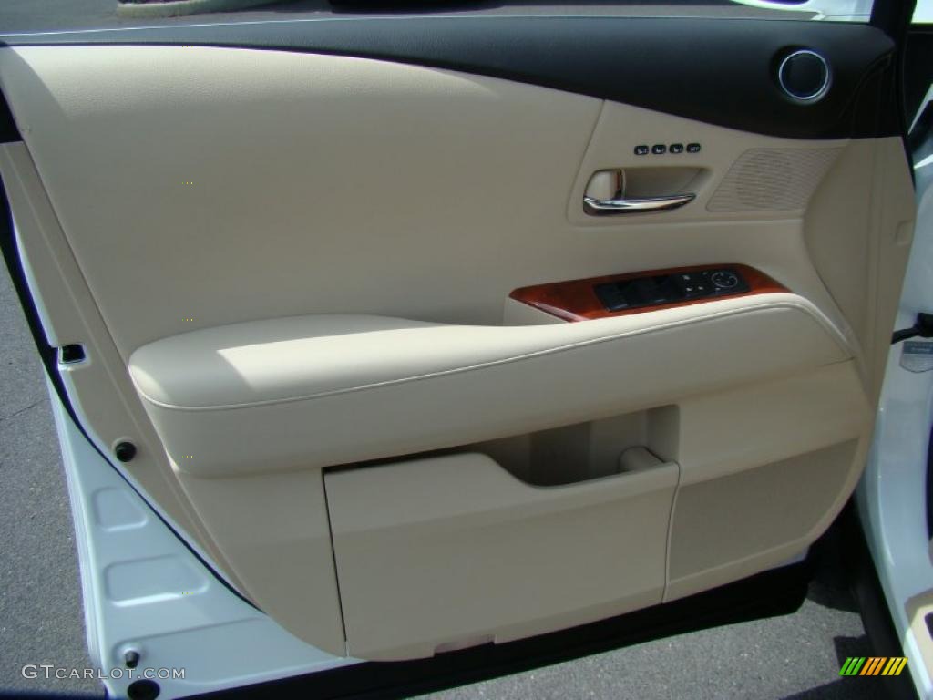 2010 RX 350 AWD - Starfire White Pearl / Parchment/Brown Walnut photo #7