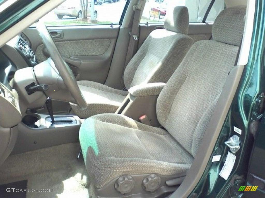 1999 Civic LX Sedan - Clover Green Pearl / Beige photo #6