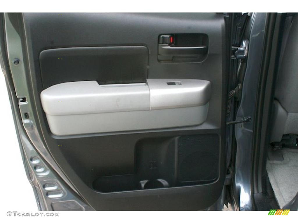 2008 Tundra SR5 Double Cab 4x4 - Slate Gray Metallic / Graphite Gray photo #22