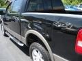 2004 Black Ford F150 Lariat SuperCrew 4x4  photo #7