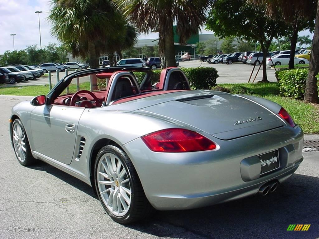 2008 Boxster RS 60 Spyder - GT Silver Metallic / Carrera Red photo #5