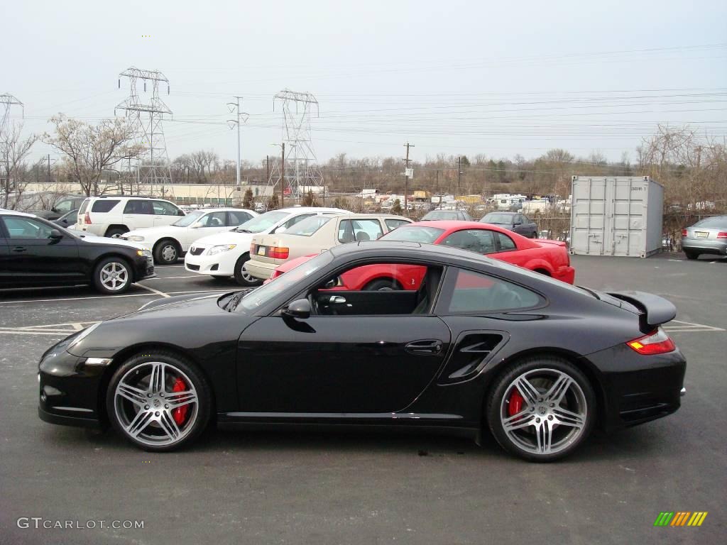 2008 911 Turbo Coupe - Black / Black photo #1