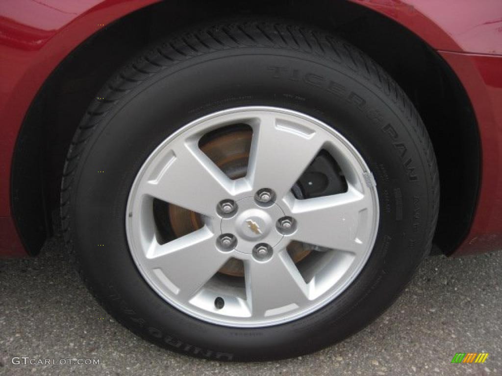 2008 Impala LT - Red Jewel Tintcoat / Ebony Black photo #11