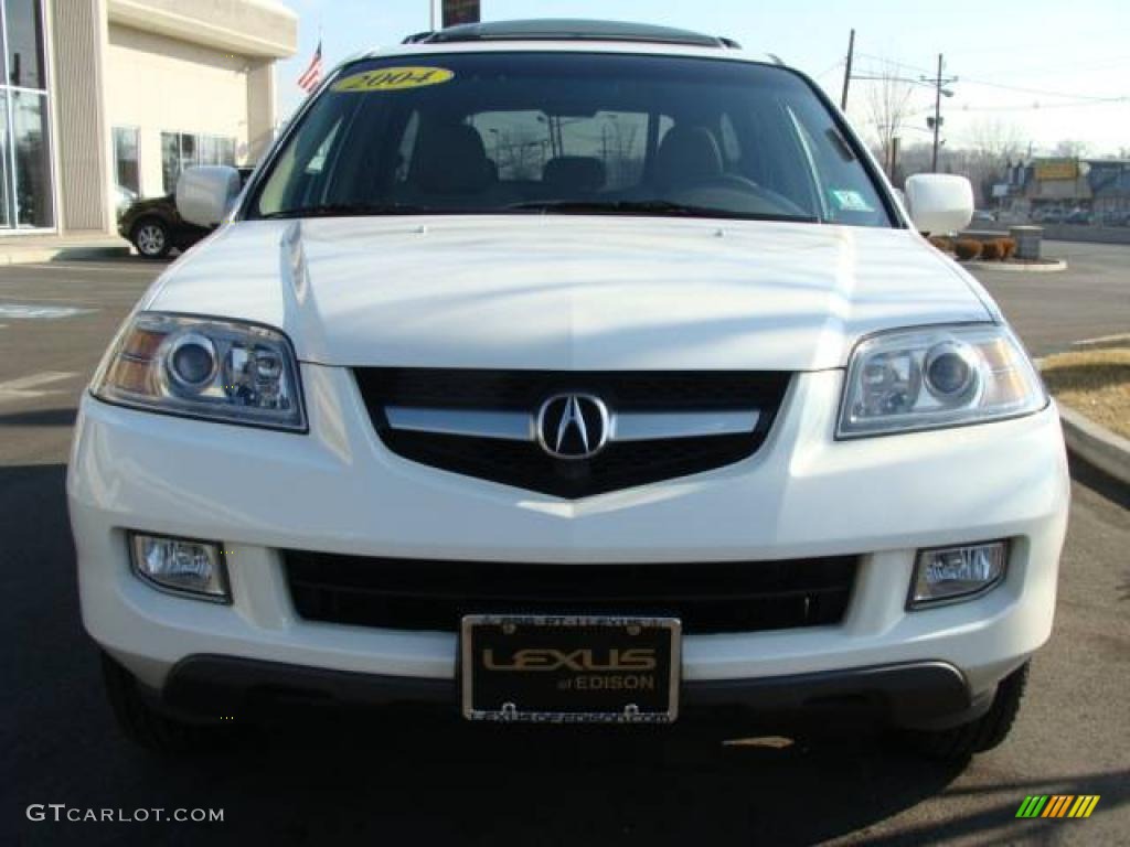 2004 MDX  - Aspen White Pearl / Saddle photo #2