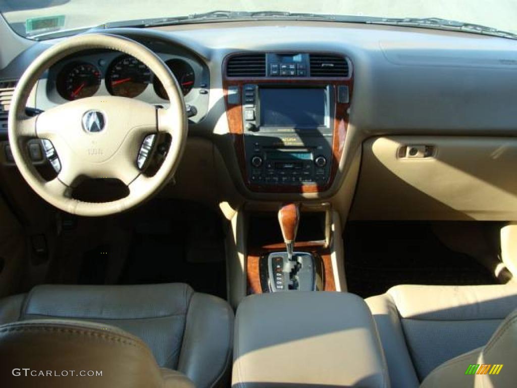 2004 MDX  - Aspen White Pearl / Saddle photo #9