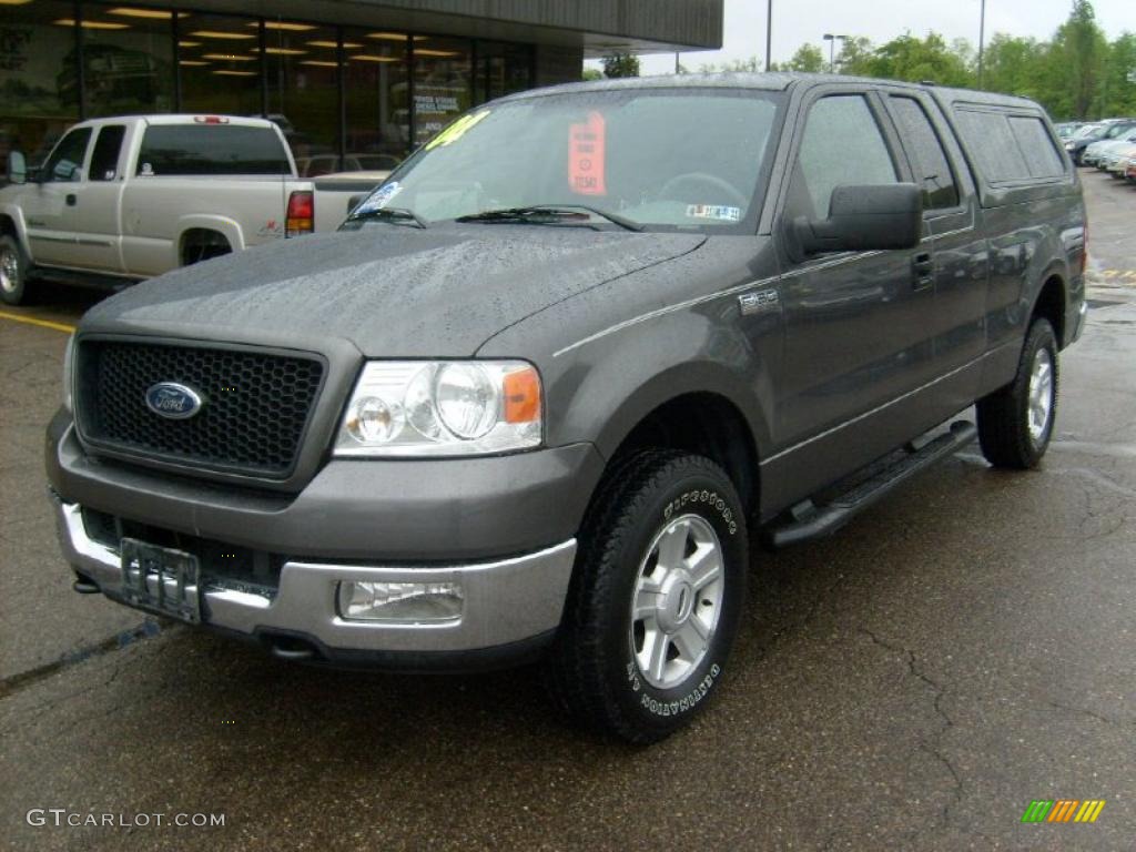 2004 F150 XLT SuperCab 4x4 - Dark Shadow Grey Metallic / Dark Flint photo #8