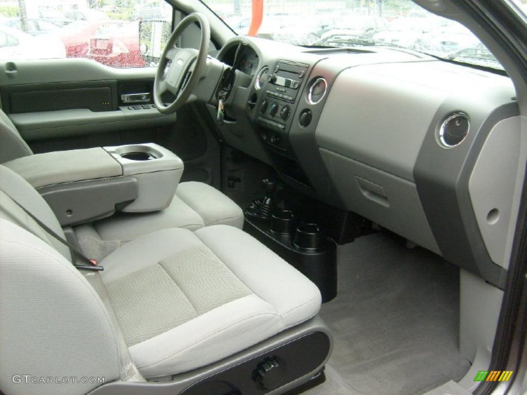 2004 F150 XLT SuperCab 4x4 - Dark Shadow Grey Metallic / Dark Flint photo #16
