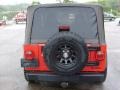 2004 Flame Red Jeep Wrangler X 4x4  photo #3