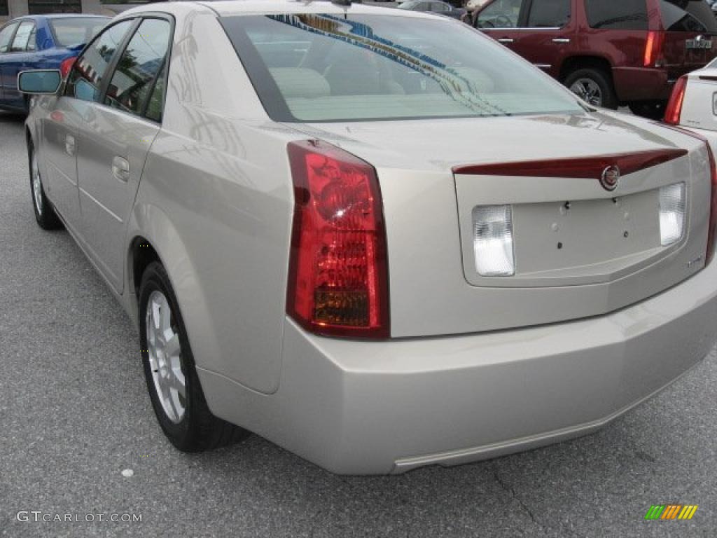 2007 CTS Sedan - Gold Mist / Cashmere photo #54