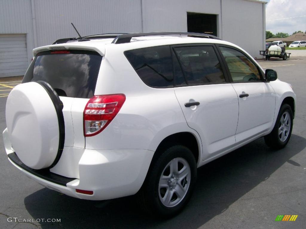 2010 RAV4 I4 - Super White / Ash Gray photo #4