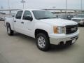 2010 Summit White GMC Sierra 1500 SLE Crew Cab 4x4  photo #2