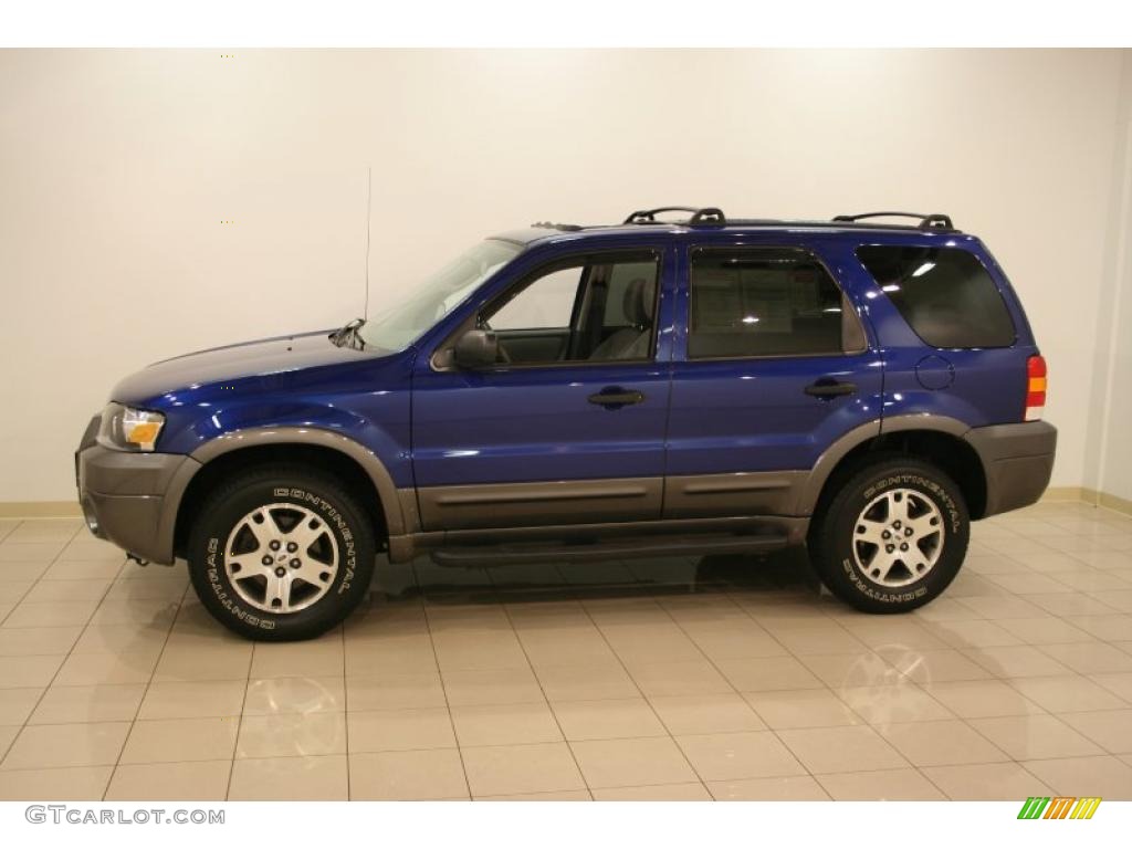 2005 Escape XLT V6 4WD - Sonic Blue Metallic / Medium/Dark Flint Grey photo #4