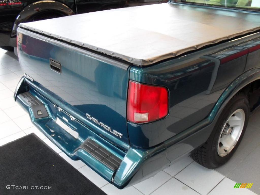 1997 S10 LS Regular Cab - Fairway Green Metallic / Beige photo #6