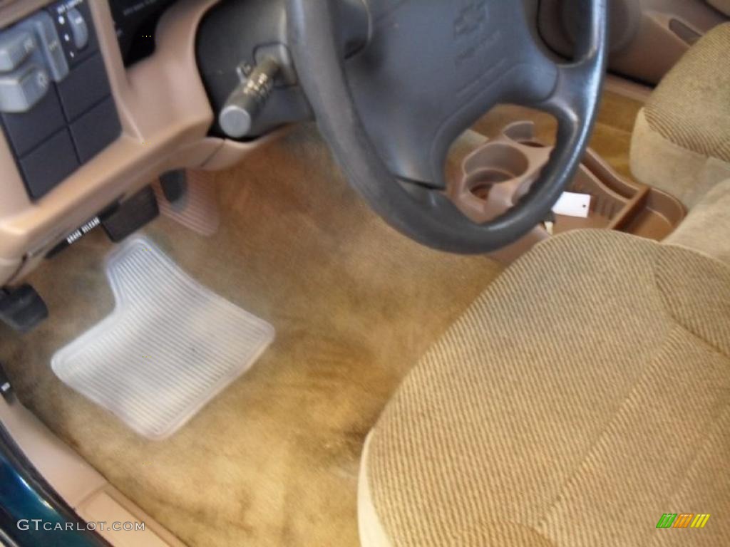 1997 S10 LS Regular Cab - Fairway Green Metallic / Beige photo #12