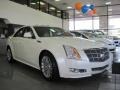 2010 White Diamond Tricoat Cadillac CTS 3.6 Premium Sedan  photo #3