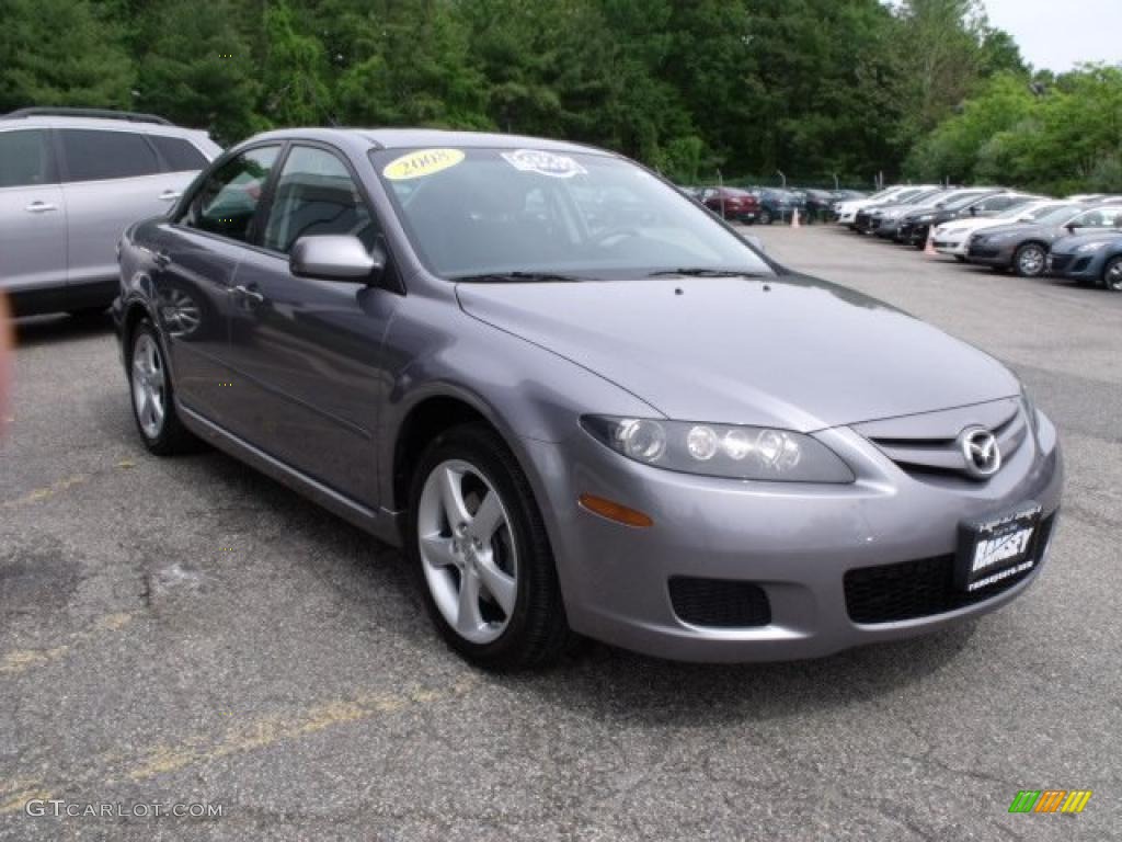 2008 MAZDA6 i Sport Sedan - Tungsten Gray Metallic / Black photo #1