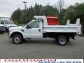 Oxford White 2010 Ford F350 Super Duty XL Regular Cab 4x4 Chassis Dump Truck