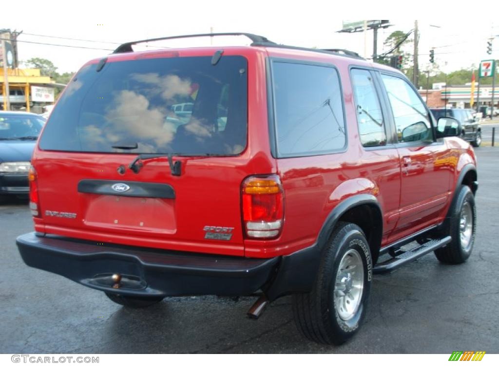 1998 Explorer Sport - Vermillion Red / Medium Graphite photo #9