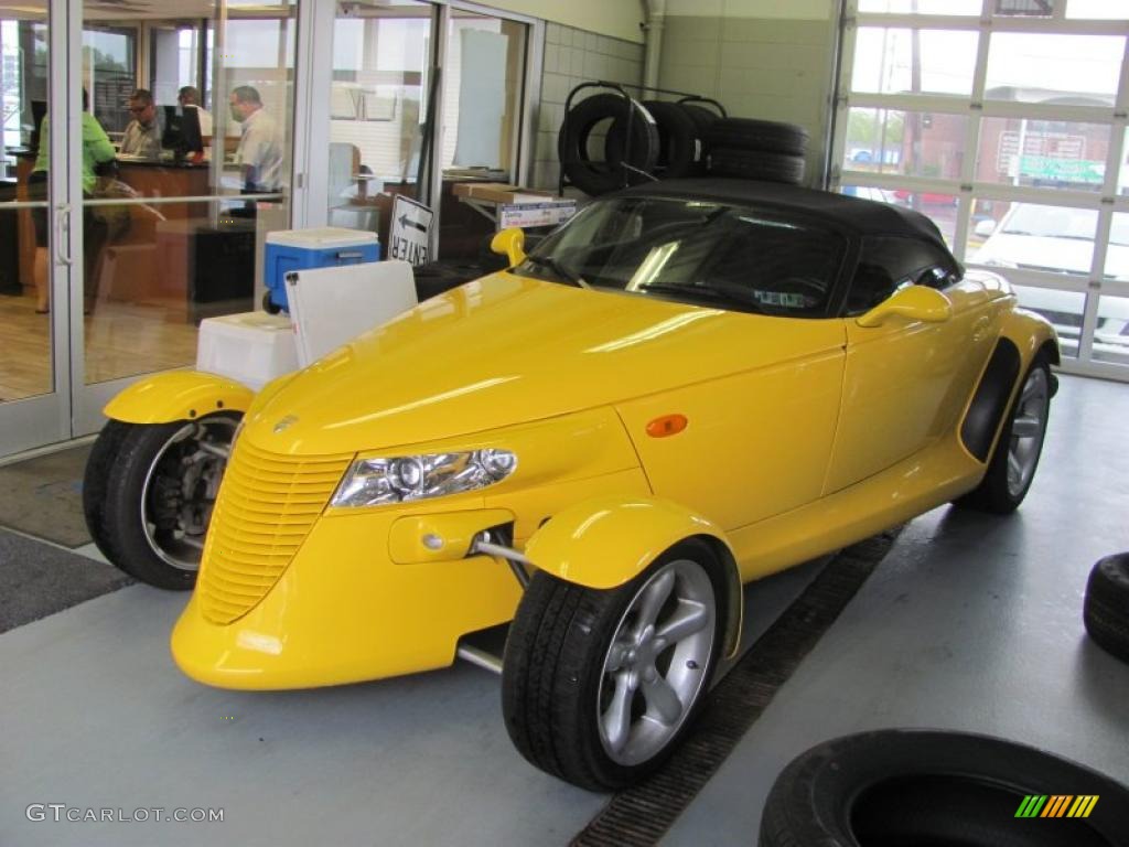 1999 Prowler Roadster - Prowler Yellow / Agate photo #3