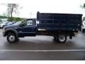 True Blue Metallic - F450 Super Duty XL Regular Cab 4x4 Chassis Stake Truck Photo No. 8