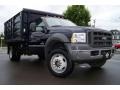 True Blue Metallic - F450 Super Duty XL Regular Cab 4x4 Chassis Stake Truck Photo No. 35