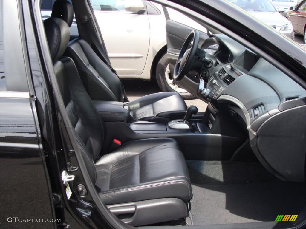 2009 Accord EX-L Sedan - Crystal Black Pearl / Black photo #16