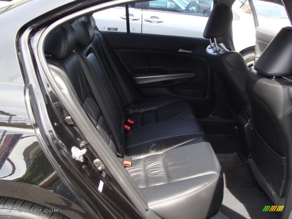 2009 Accord EX-L Sedan - Crystal Black Pearl / Black photo #17