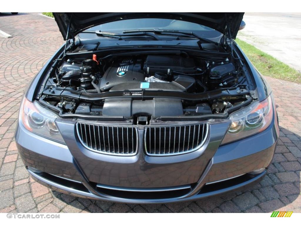 2008 3 Series 335i Sedan - Sparkling Graphite Metallic / Black photo #19