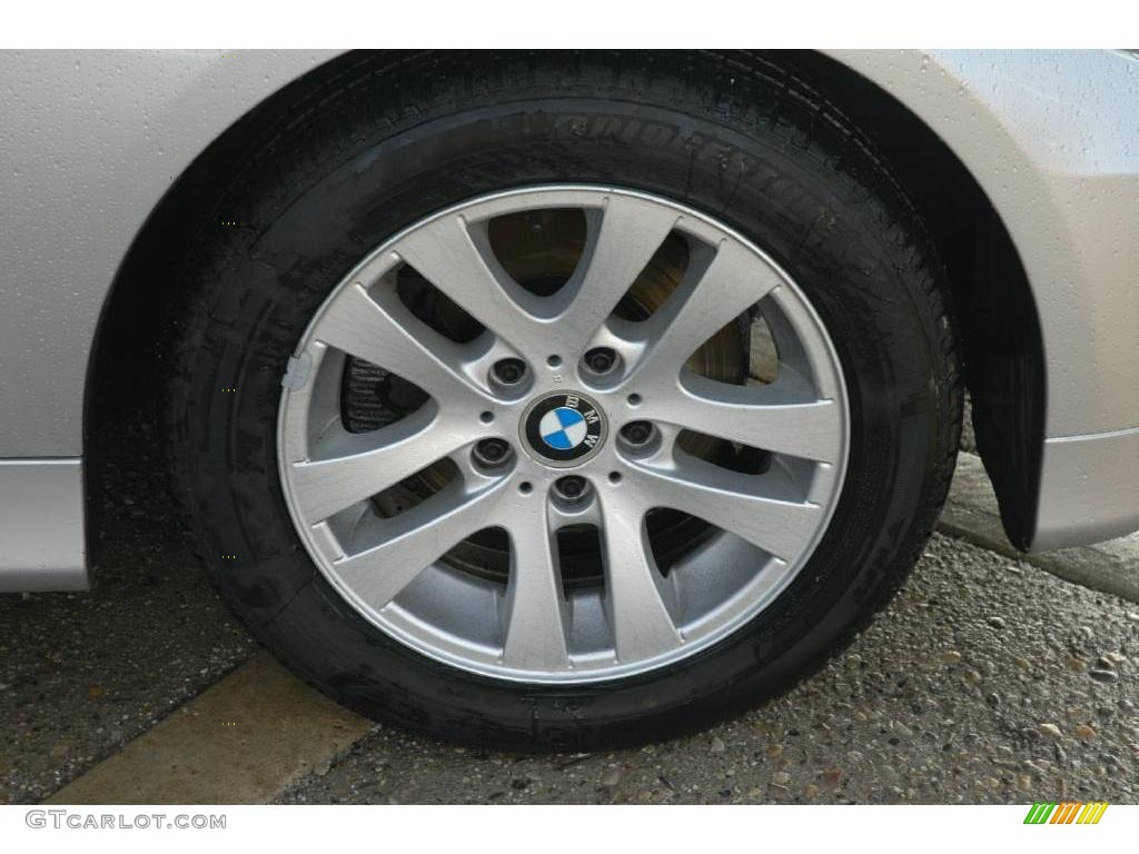 2006 3 Series 325i Sedan - Titanium Silver Metallic / Black photo #10