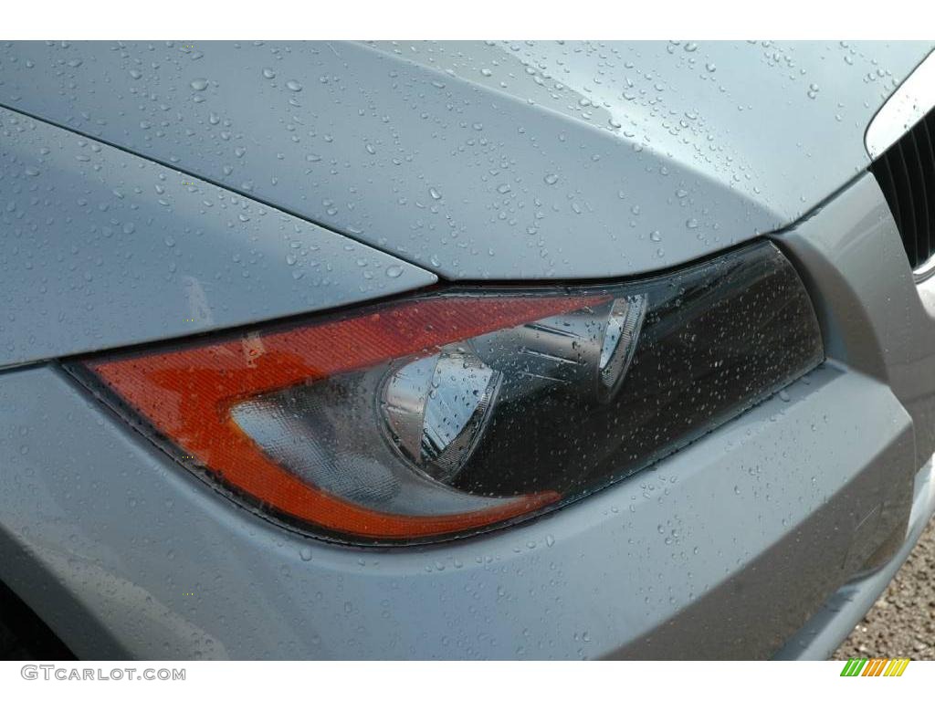 2006 3 Series 325i Sedan - Titanium Silver Metallic / Black photo #11