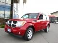 2009 Inferno Red Crystal Pearl Dodge Nitro SE 4x4  photo #2