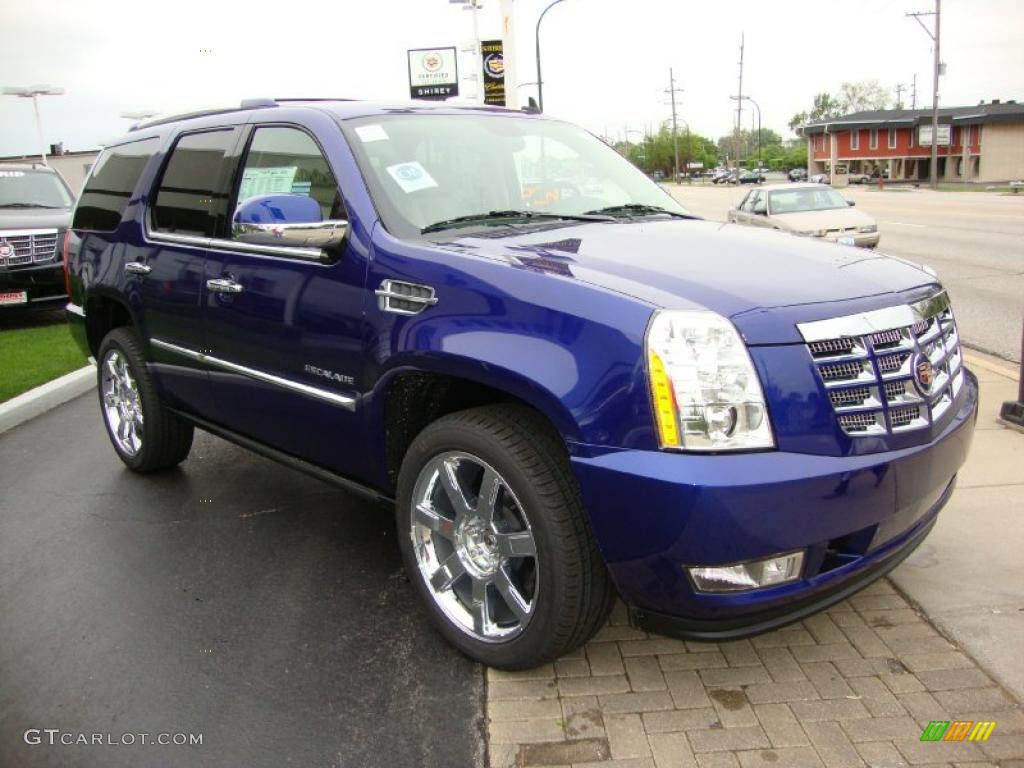 Celestial Blue 2010 Cadillac Escalade Premium AWD Exterior Photo #30169726