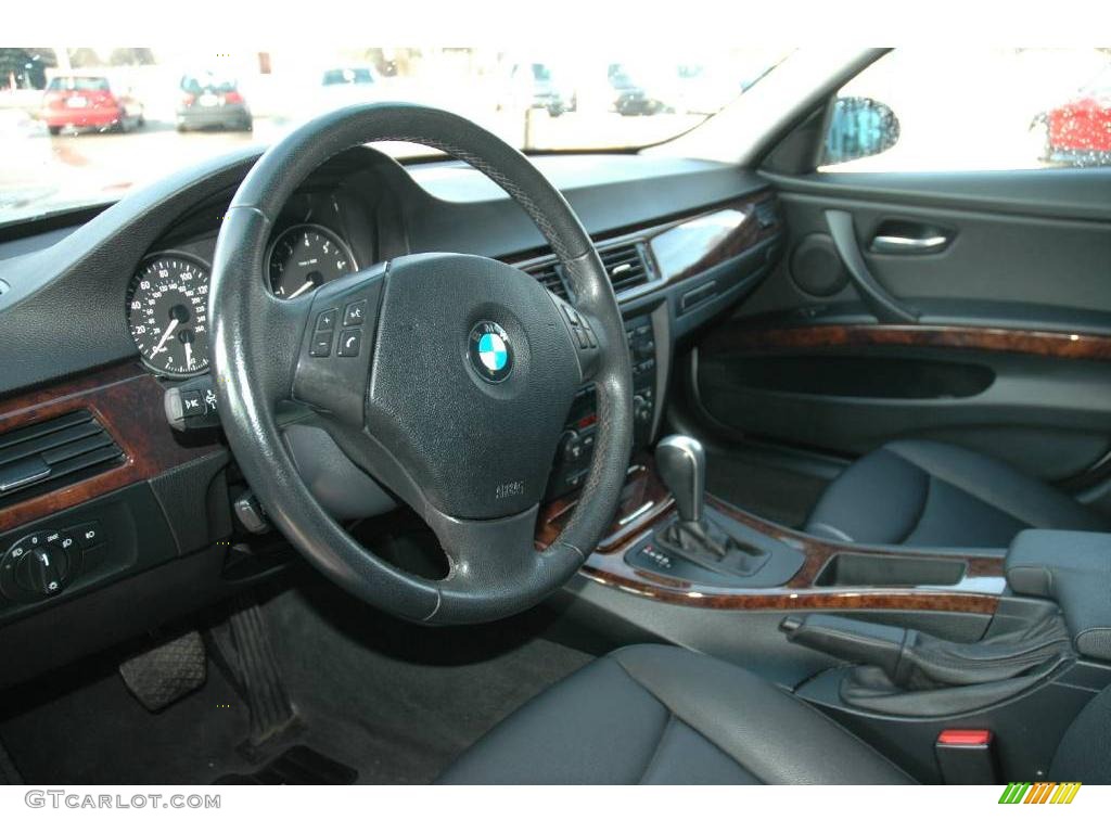 2006 3 Series 325i Sedan - Titanium Silver Metallic / Black photo #14