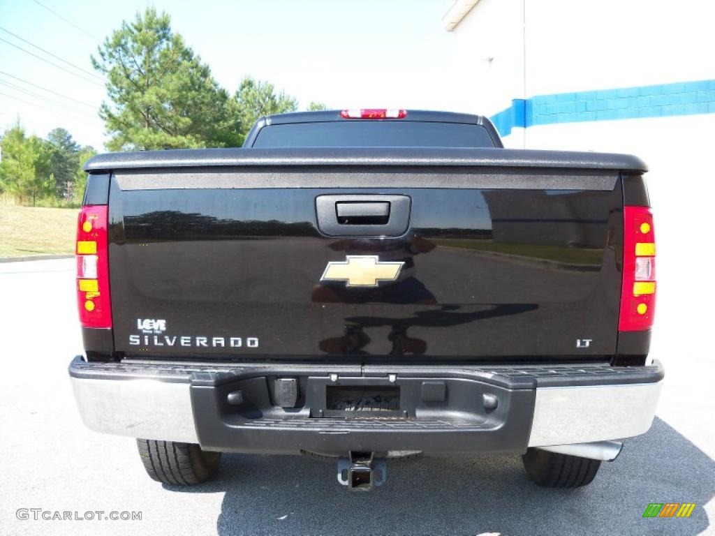 2007 Silverado 1500 LT Extended Cab - Black / Ebony Black photo #7