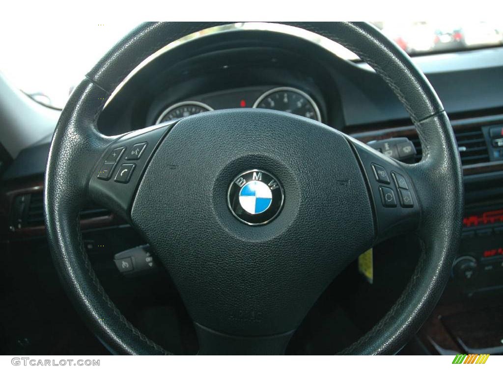 2006 3 Series 325i Sedan - Titanium Silver Metallic / Black photo #22