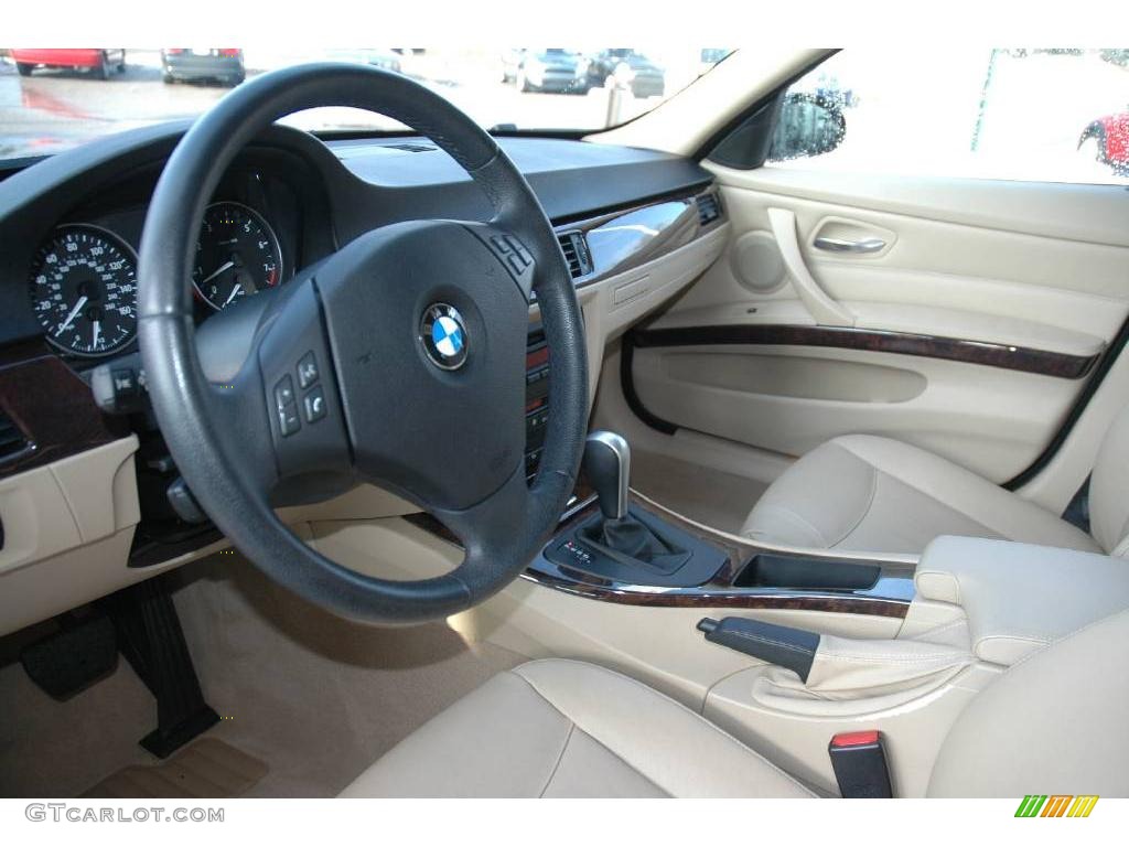 2006 3 Series 325xi Sedan - Jet Black / Beige Dakota Leather photo #14