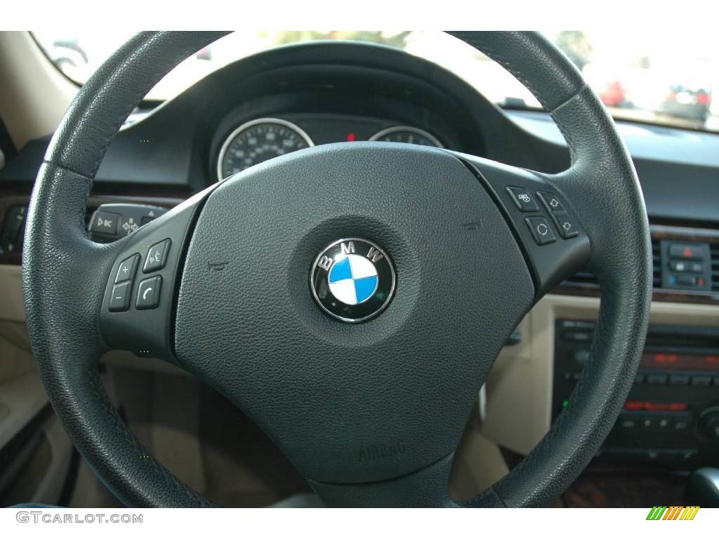2006 3 Series 325xi Sedan - Jet Black / Beige Dakota Leather photo #22
