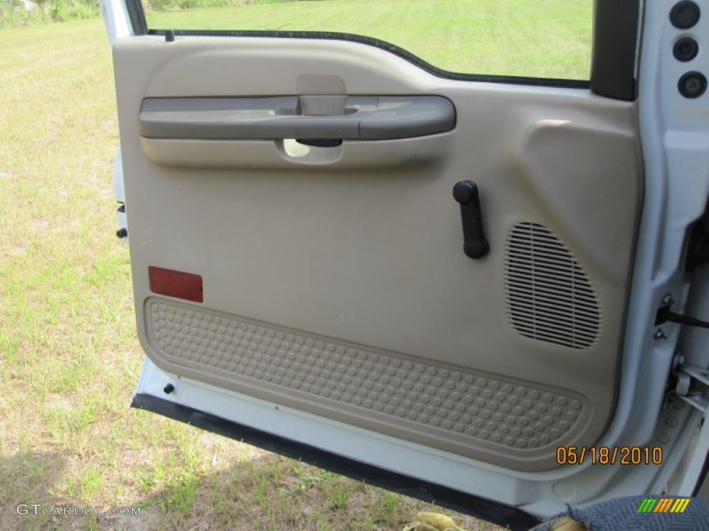 2000 F250 Super Duty XL Regular Cab - Oxford White / Medium Parchment photo #19