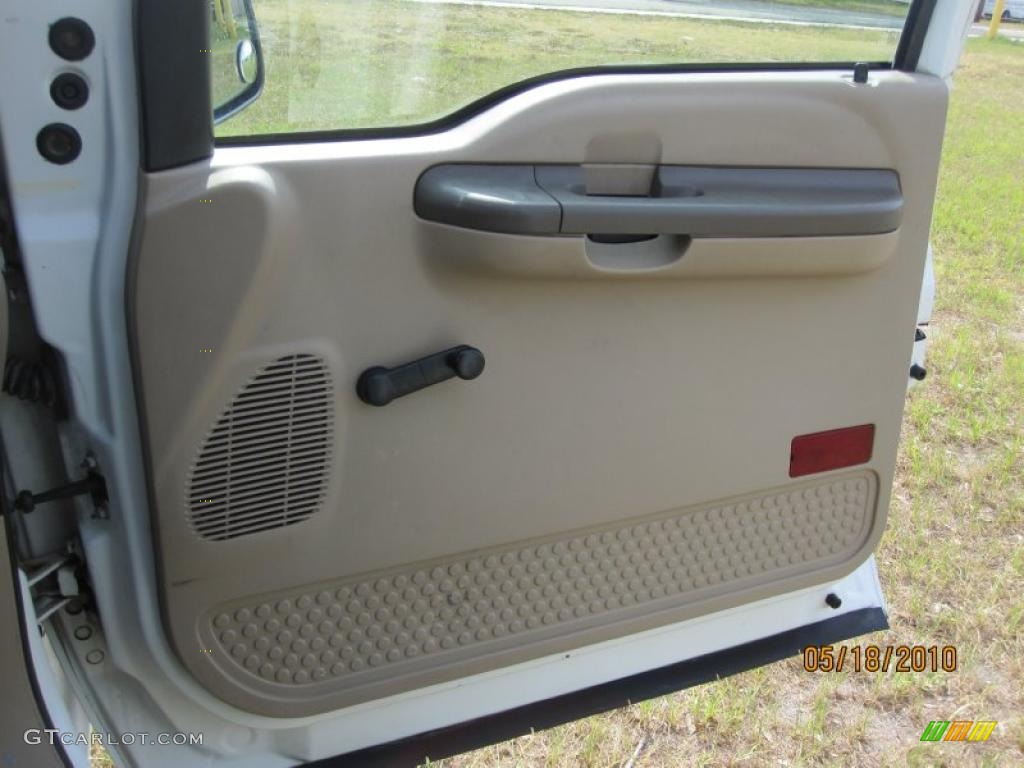 2000 F250 Super Duty XL Regular Cab - Oxford White / Medium Parchment photo #20