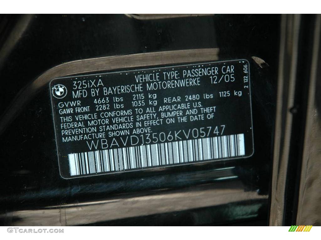2006 3 Series 325xi Sedan - Jet Black / Beige Dakota Leather photo #24