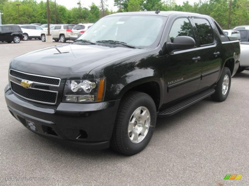 2010 Avalanche LS 4x4 - Black Granite Metallic / Ebony photo #1