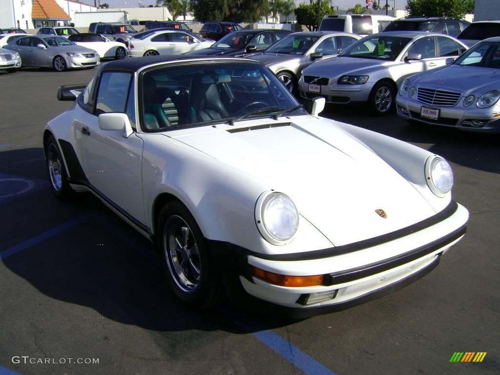 1988 911 Targa - Grand Prix White / Black photo #2