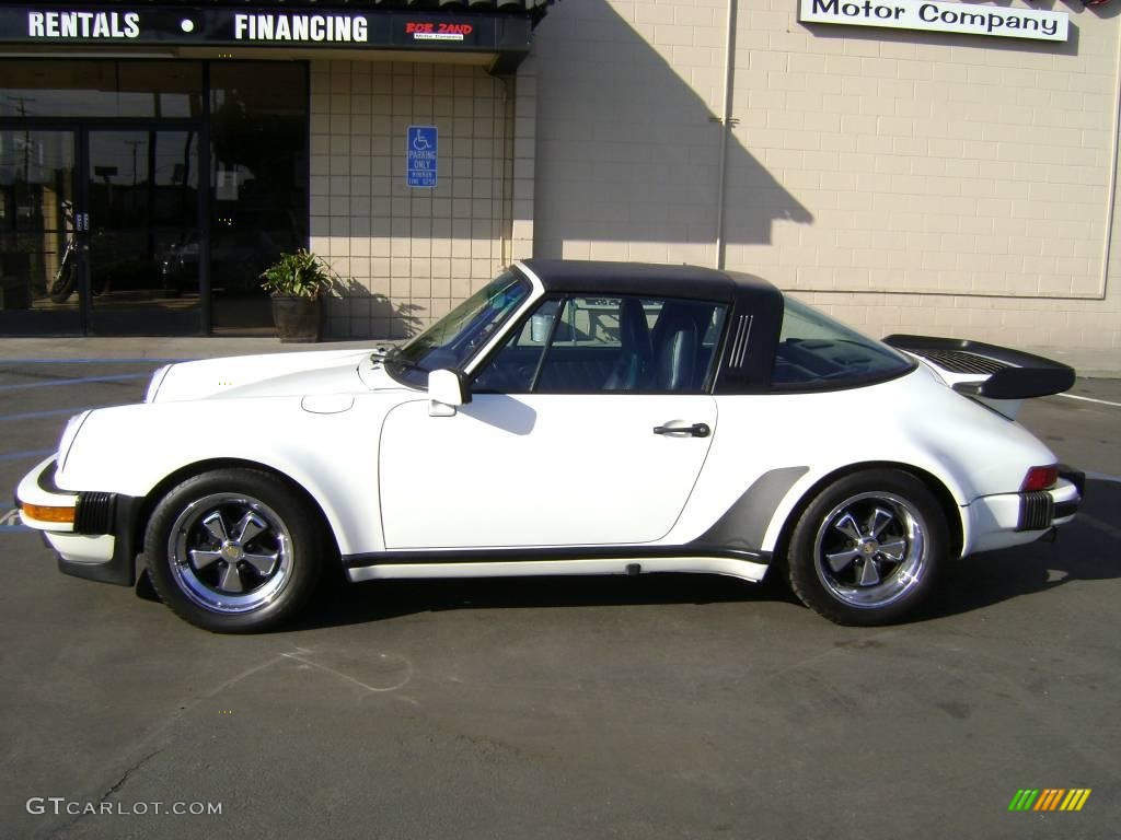 1988 911 Targa - Grand Prix White / Black photo #5