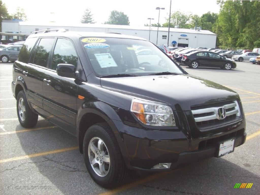 2007 Pilot EX-L 4WD - Formal Black / Gray photo #1