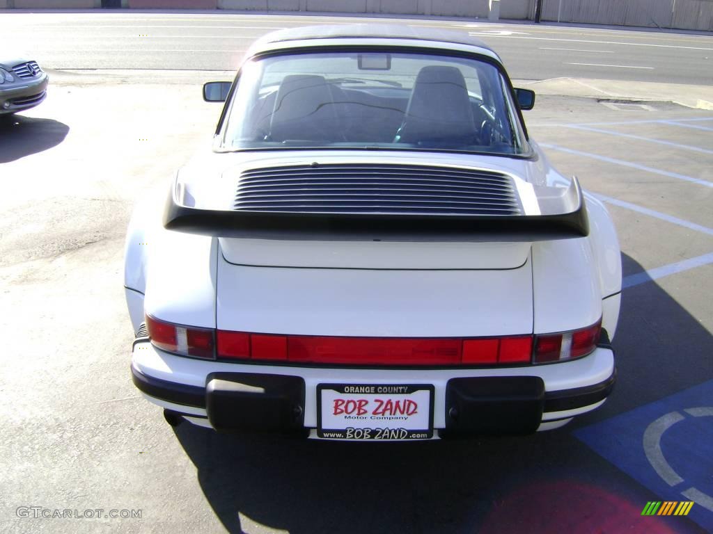 1988 911 Targa - Grand Prix White / Black photo #7