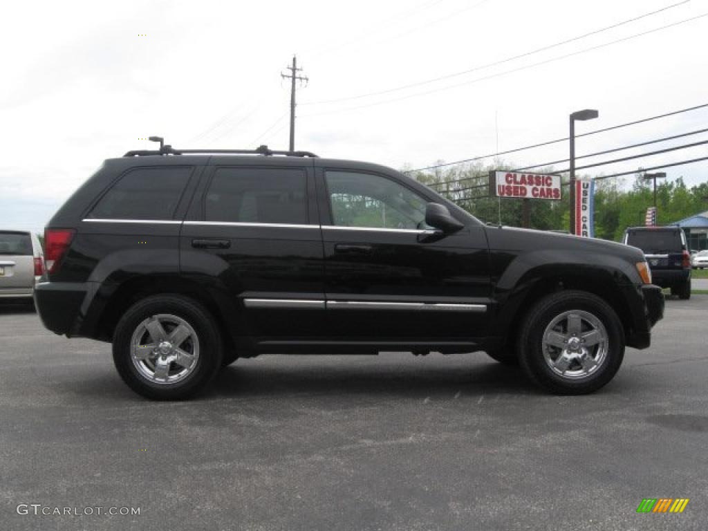 2007 Grand Cherokee Limited 4x4 - Black / Medium Slate Gray photo #4