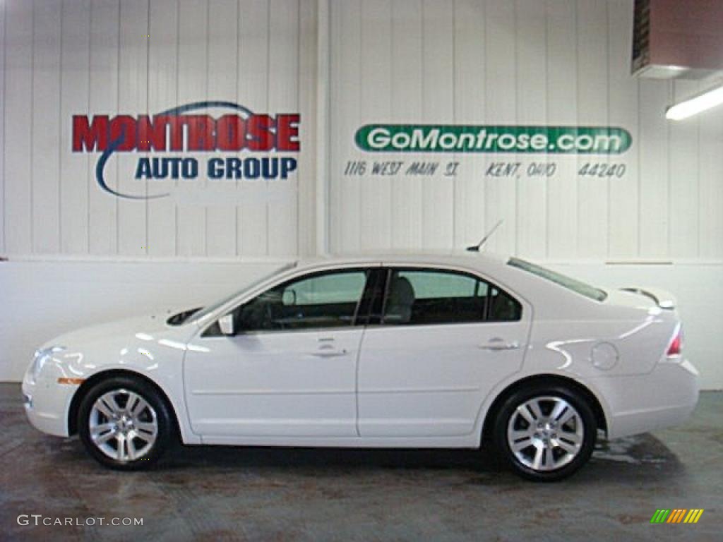 White Suede Ford Fusion