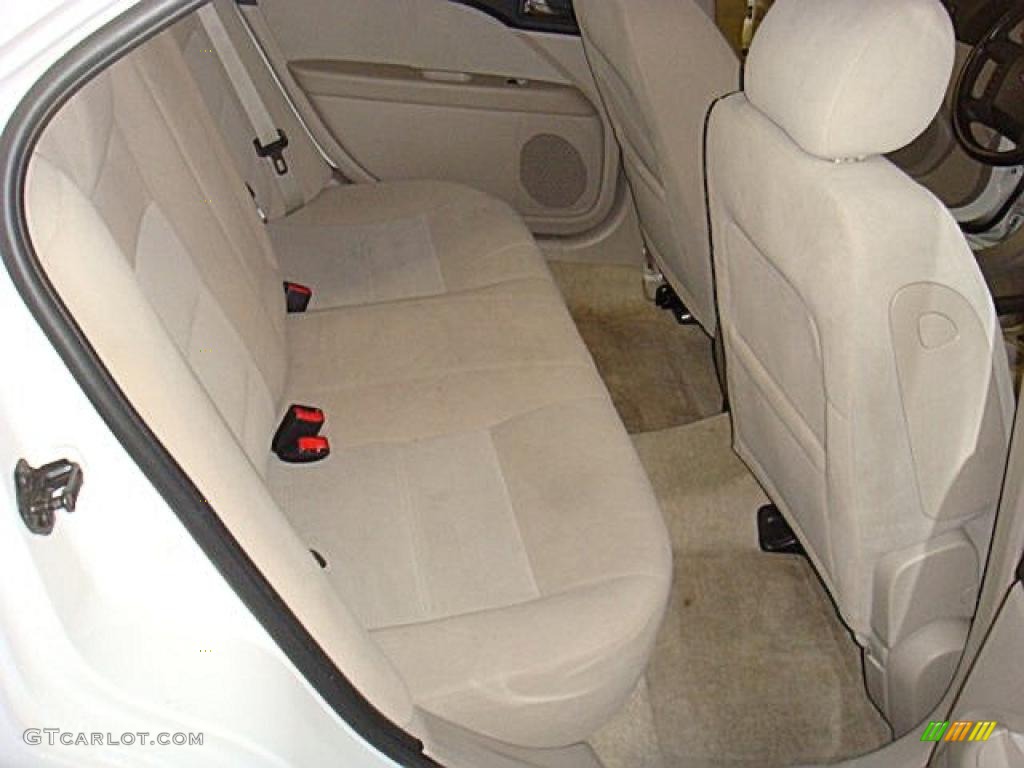 2008 Fusion SEL V6 - White Suede / Camel photo #12